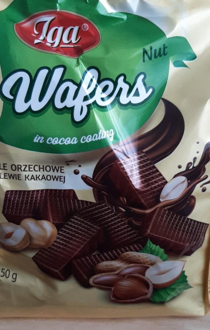 Zdjęcia - Nut Wafers in cocoa coating Iga