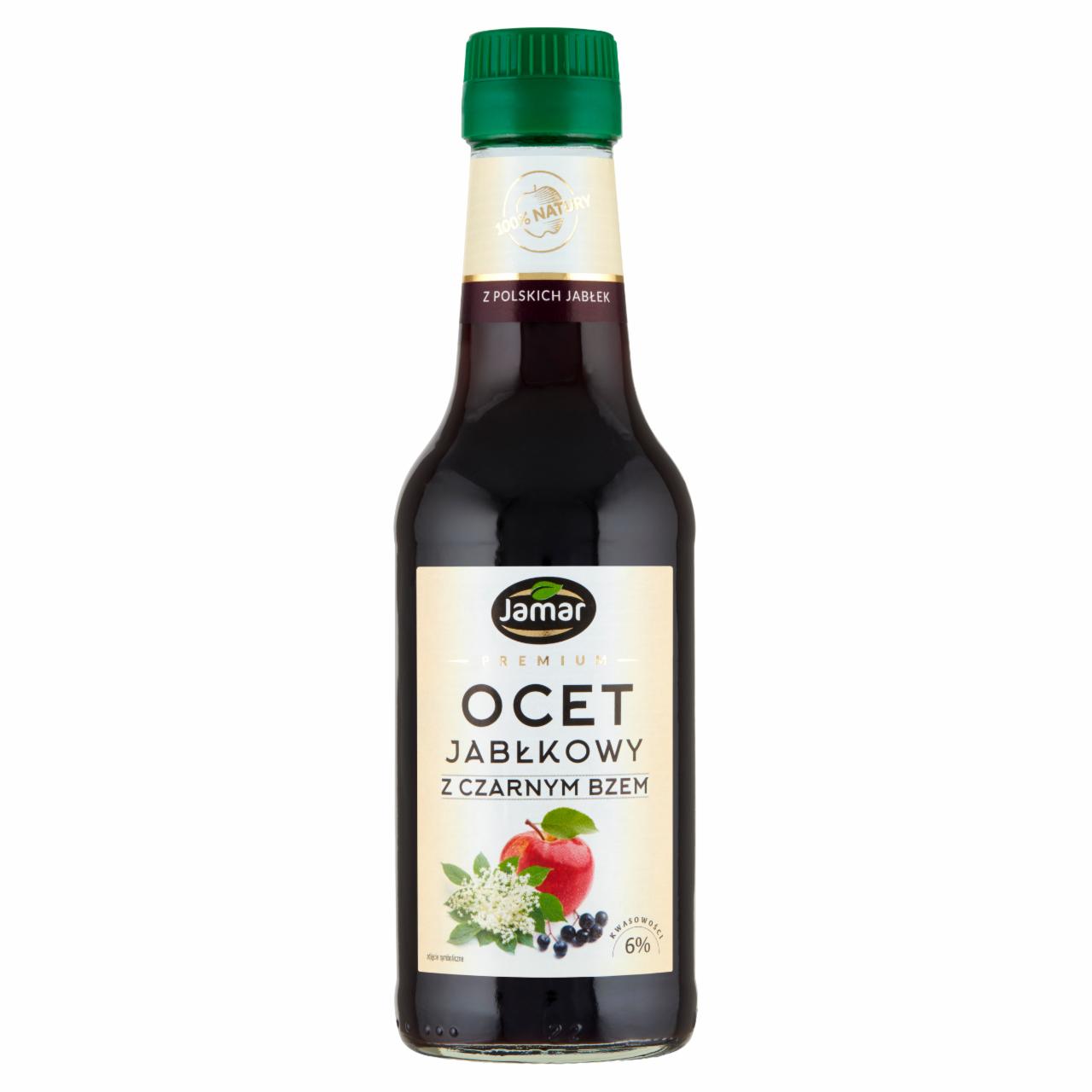 Zdjęcia - Jamar Premium Ocet jabłkowy z czarnym bzem 6 % kwasowości 250 ml