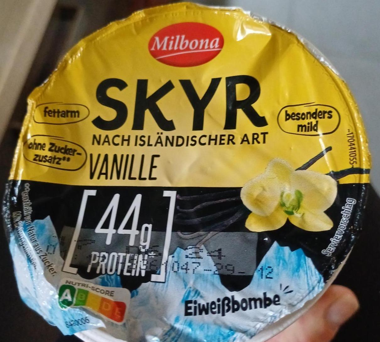 Zdjęcia - Skyr nach islandischer art vanille Milbona