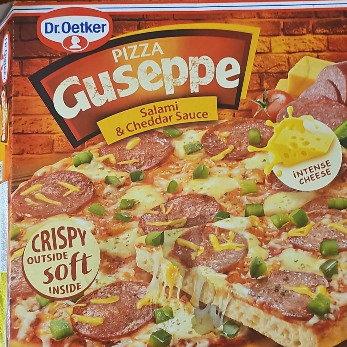 Zdjęcia - Pizza guseppe salami & cheddar sauce Dr.Oetker