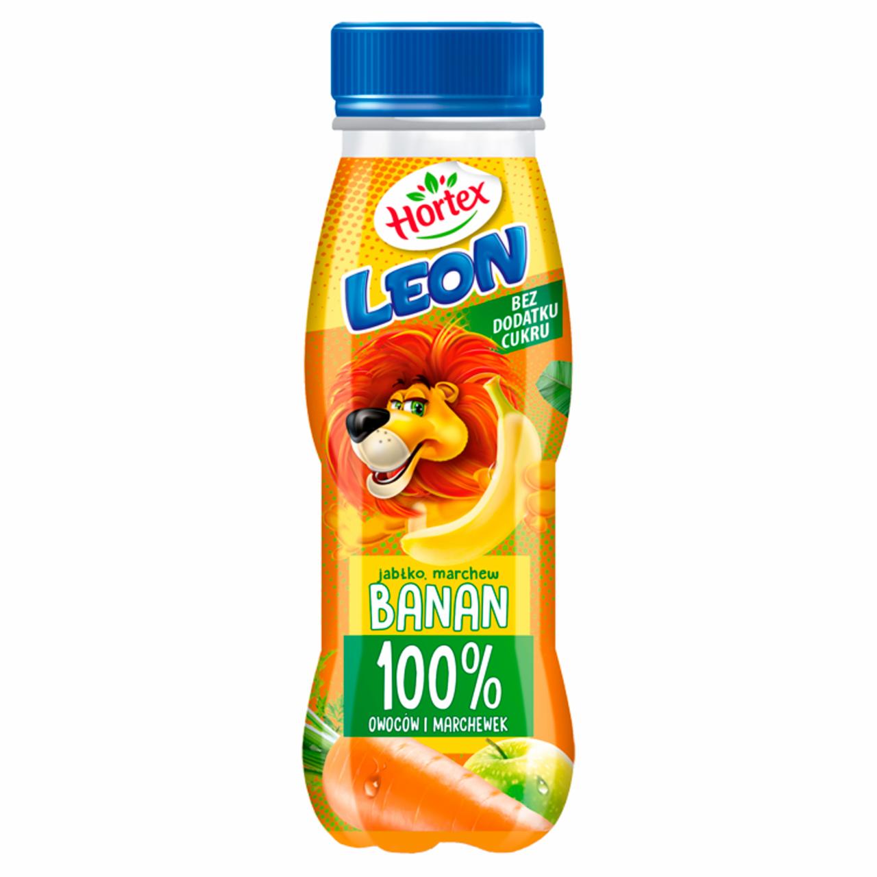 Zdjęcia - Hortex Leon Sok jabłko marchew banan 300 ml