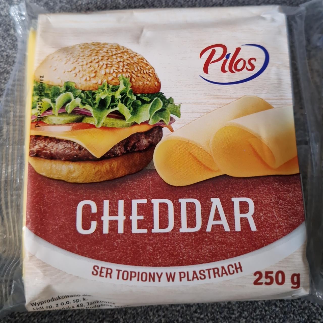 Zdjęcia - Cheddar ser topiony w plastrach Pilos