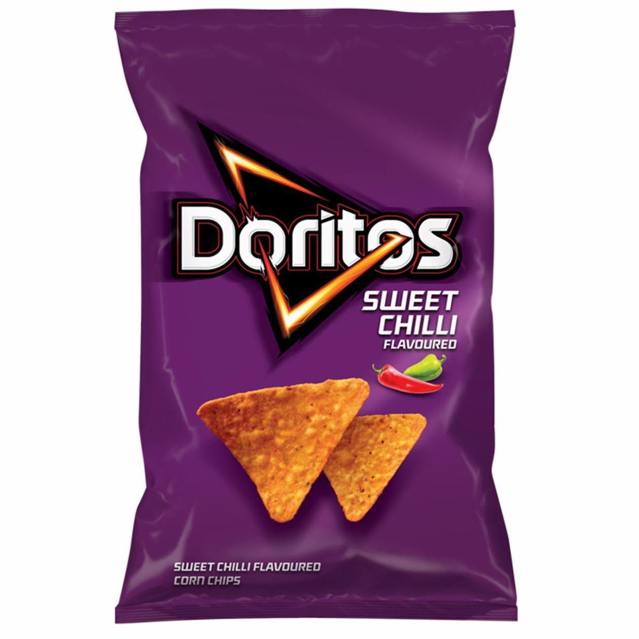 Zdjęcia - Doritos Sweet Chilli Chipsy kukurydzane o smaku słodkiego chilli 100 g