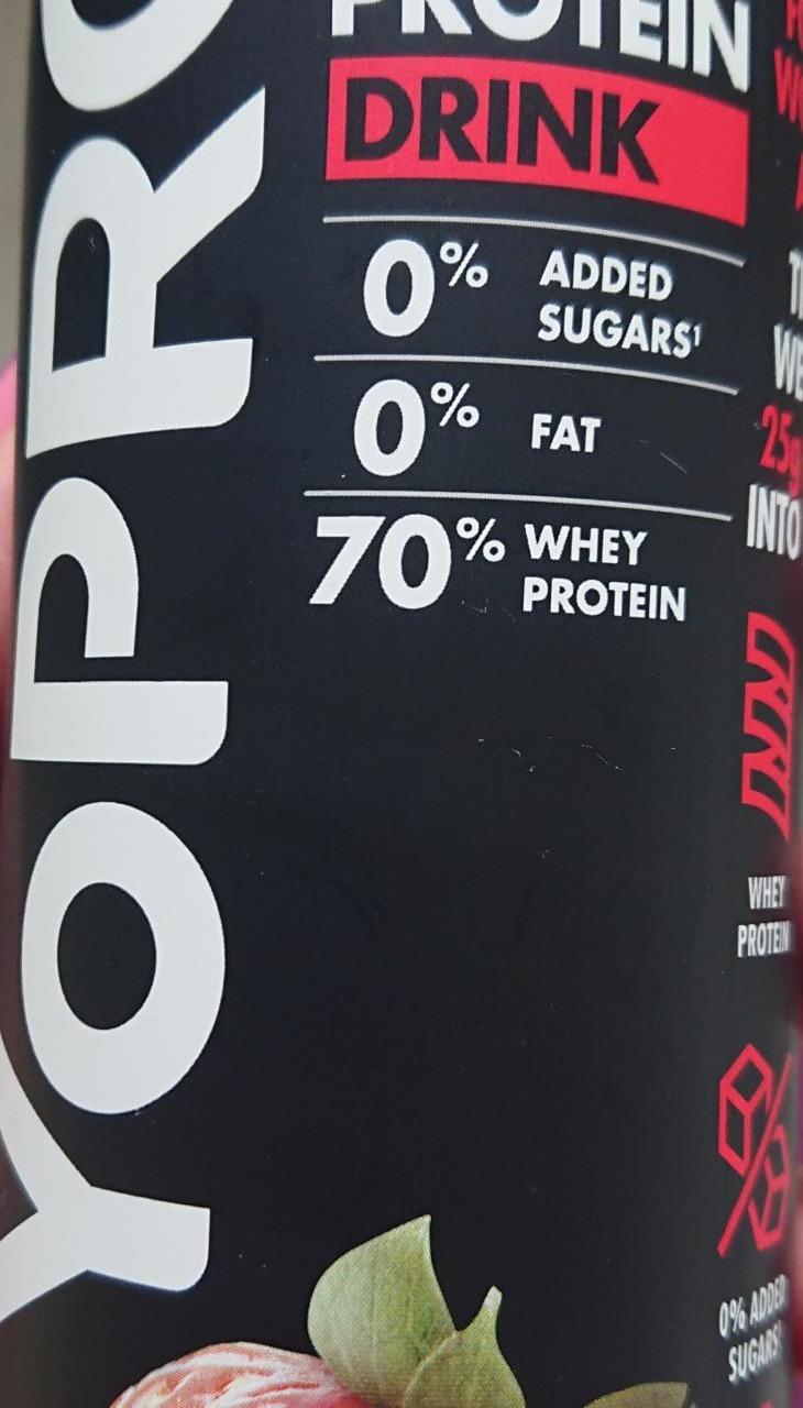 Zdjęcia - YoPro protein drink strawberry raspberry Danone