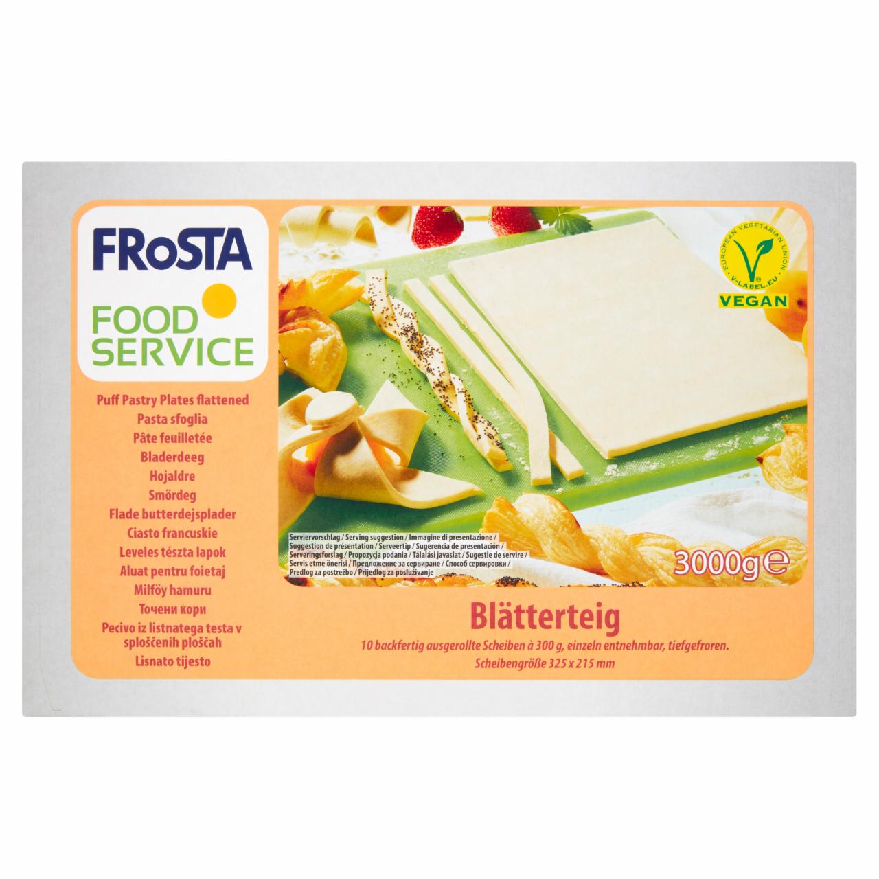 Zdjęcia - FRoSTA Ciasto francuskie 3000 g (10 sztuk)