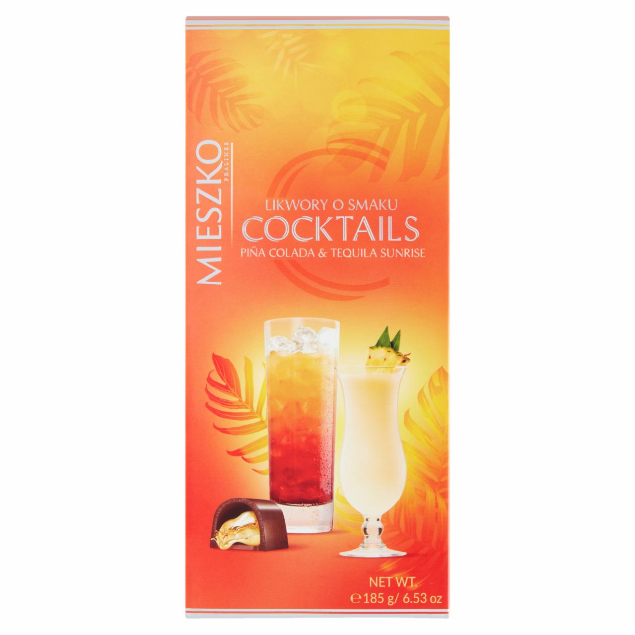 Zdjęcia - Mieszko Likwory o smaku Cocktails Piña Colada & Tequila Sunrise 185 g