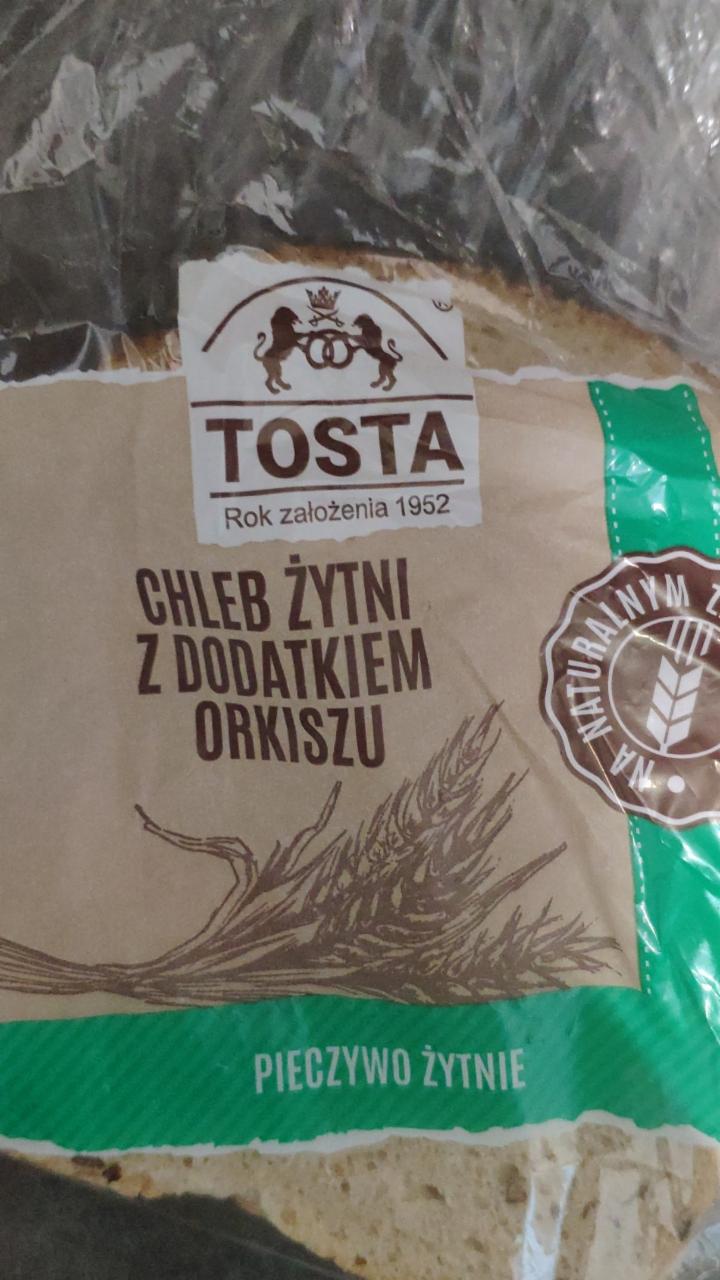 Zdjęcia - Chleb żytni z dodatkiem orkiszu Tosta