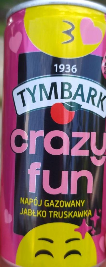 Zdjęcia - Tymbark Crazy fun Napój gazowany jabłko truskawka 200 ml