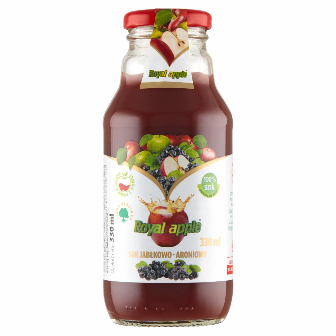 Zdjęcia - Royal apple Sok jabłkowo-aroniowy 330 ml