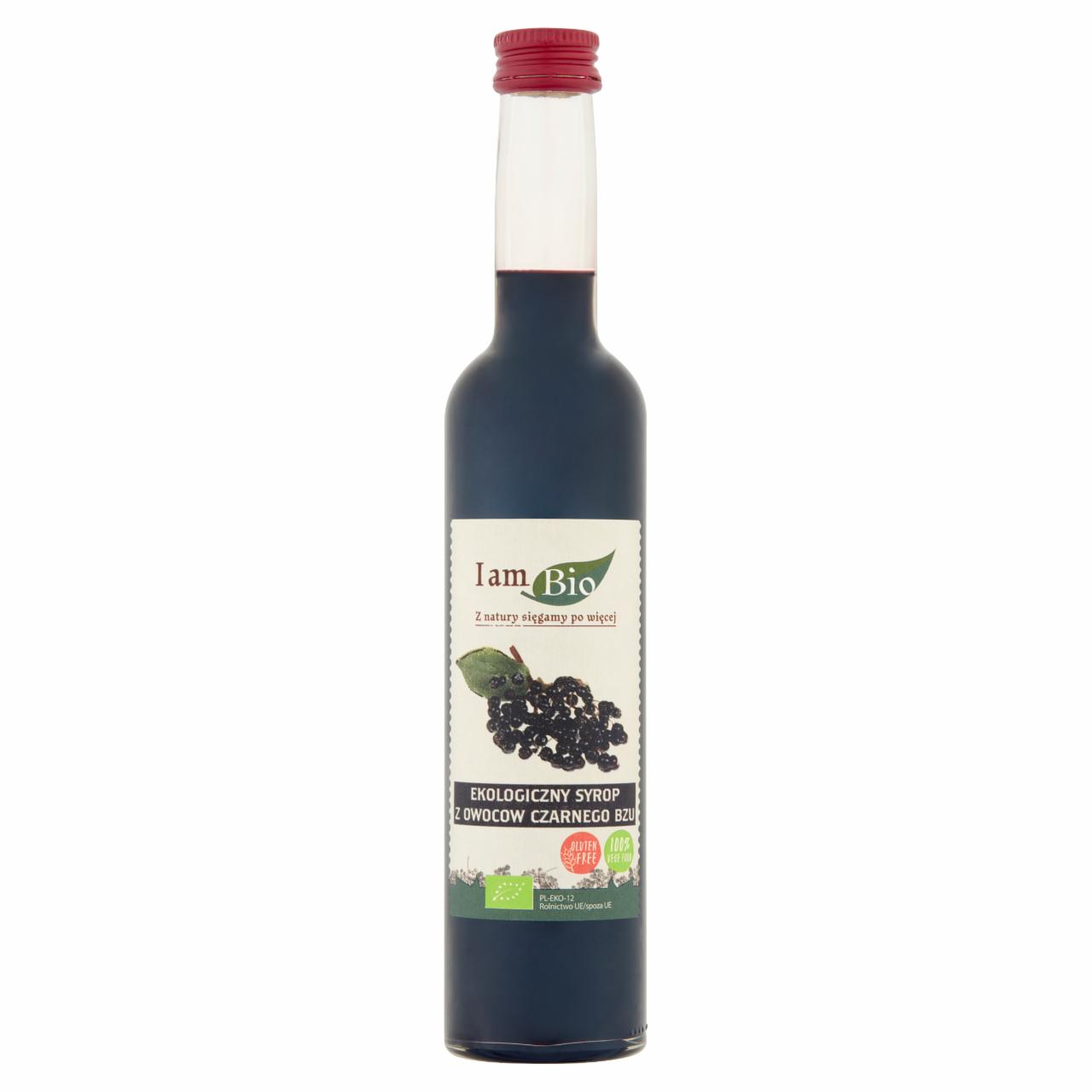 Zdjęcia - I am Bio Ekologiczny syrop z owoców czarnego bzu 350 ml