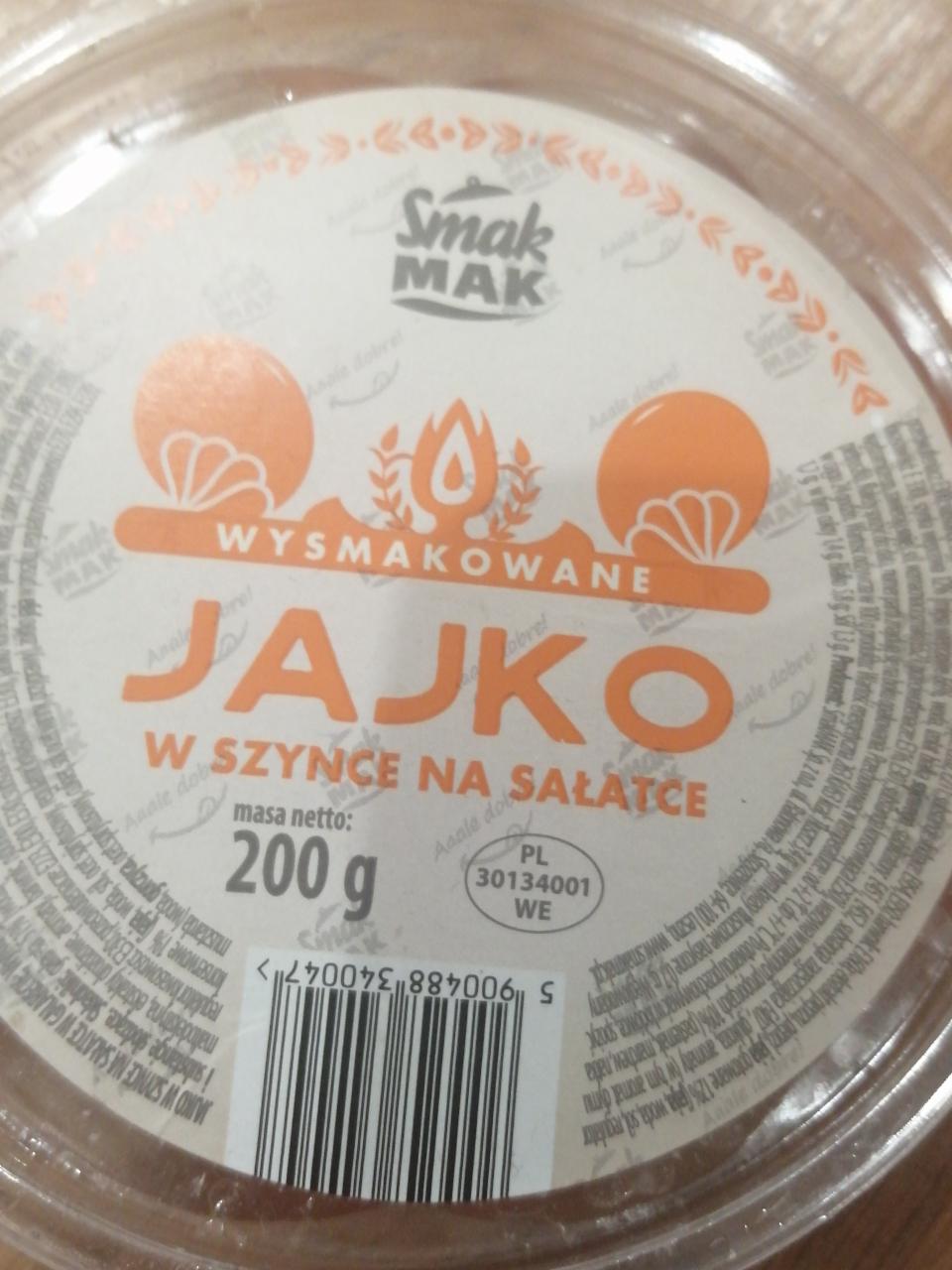 Zdjęcia - Wysmakowane jajko w szynce na sałatce Smak MAK