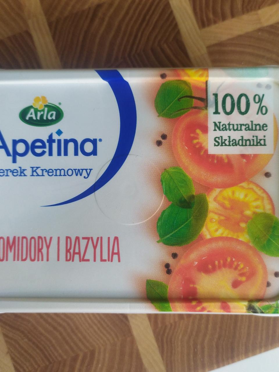 Zdjęcia - Arla Apetina Serek kremowy pomidory i bazylia 125 g