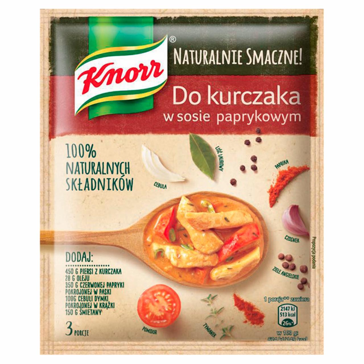 Zdjęcia - Knorr Kompozycja warzyw ziół i przypraw do kurczaka w sosie paprykowym 58 g