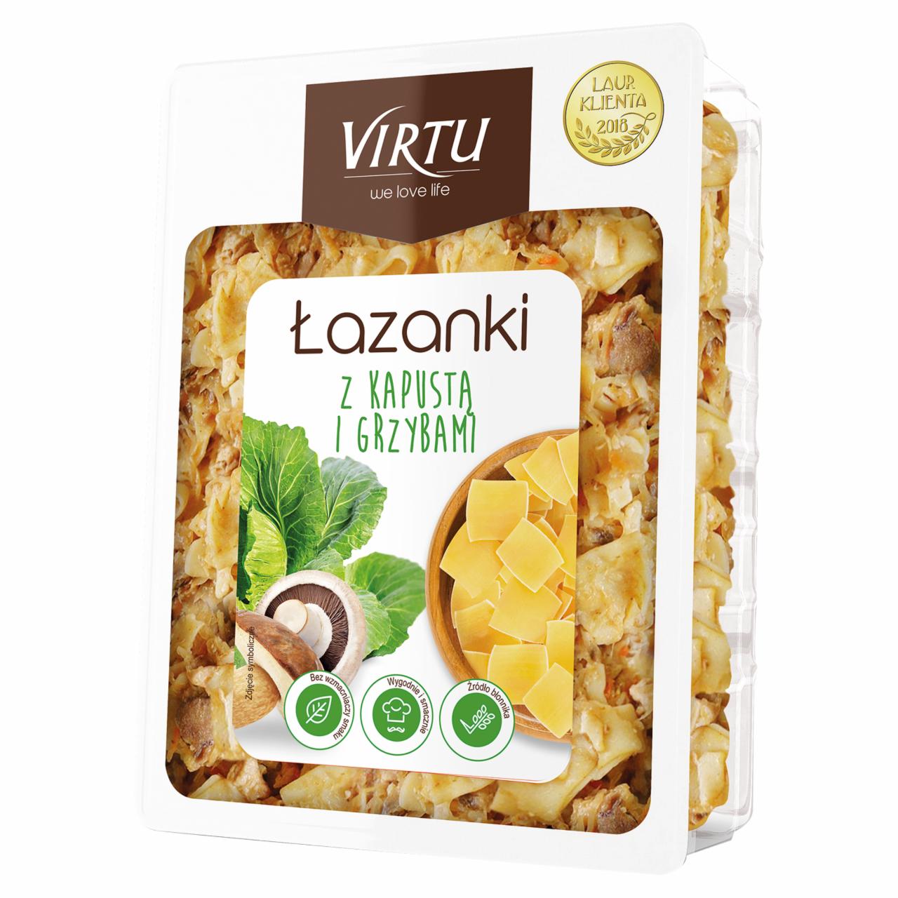 Zdjęcia - Virtu Łazanki z kapustą i grzybami 1 kg