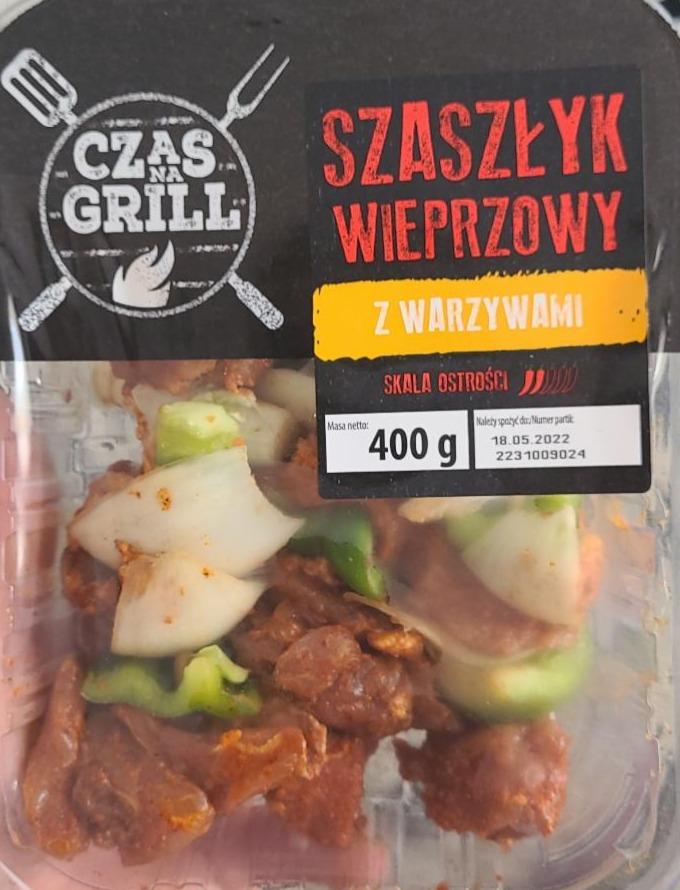 Zdjęcia - Szaszłyk wieprzowy z warzywami Czas na gril