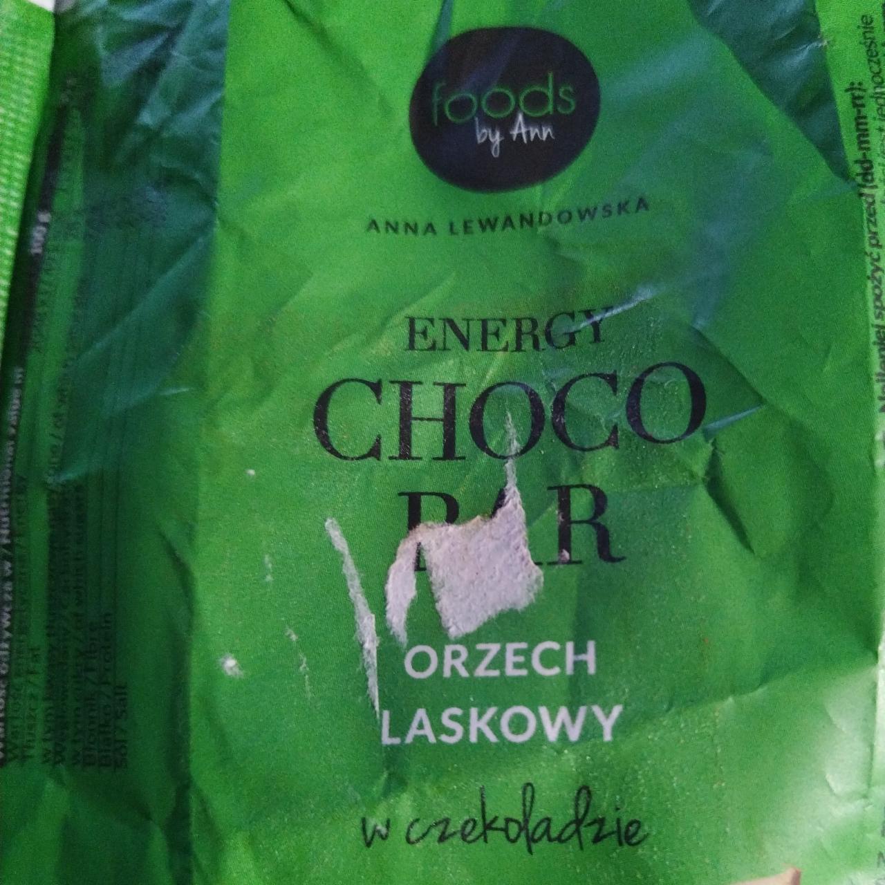 Zdjęcia - Energy choco bar orzech laskowy Foods by Ann