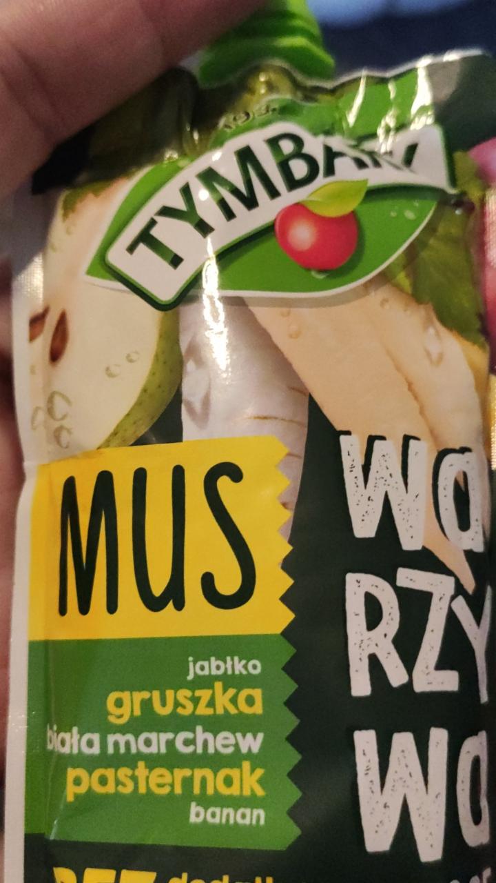 Zdjęcia - Tymbark Vega Mus jabłko gruszka biała marchew pasternak banan 100 g 