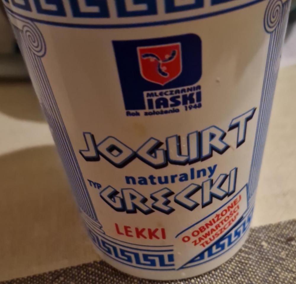 Zdjęcia - Jogurt naturalny grecki lekki Mleczarnia piaski