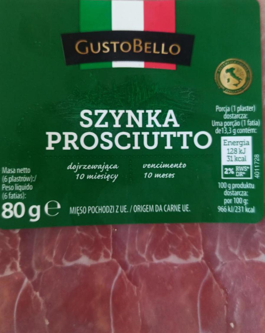 Zdjęcia - Szynka Prosciutto GustoBello