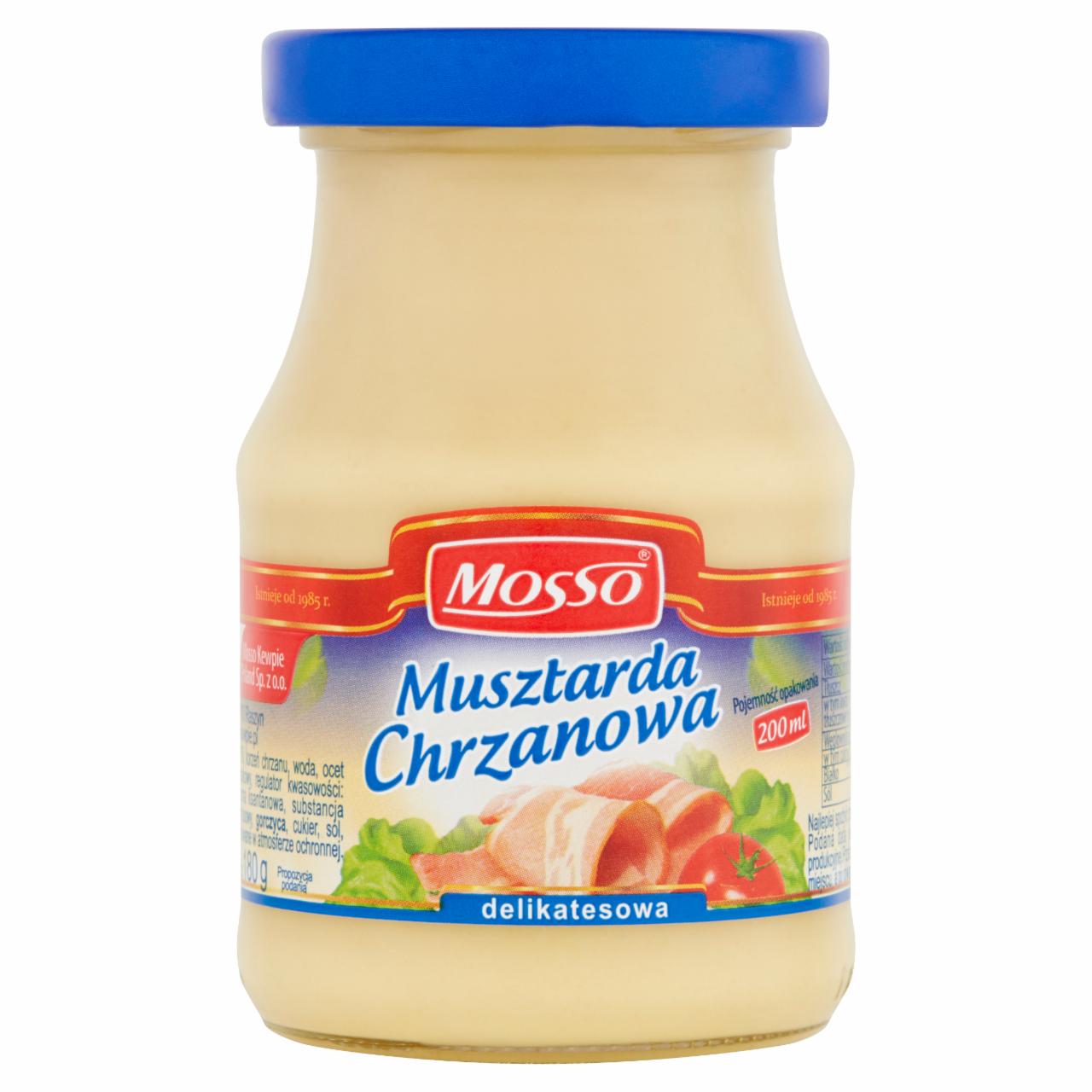 Zdjęcia - Mosso Musztarda chrzanowa 180 g