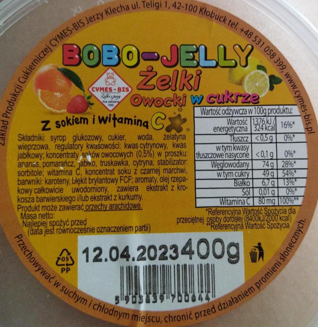 Zdjęcia - BOBO- JELLY Żelki owocki w cukrze