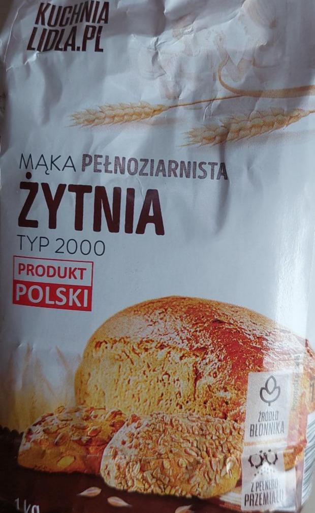 Zdjęcia - Mąka pełnoziarnista żytnia typ 2000 Kuchnia Lidla