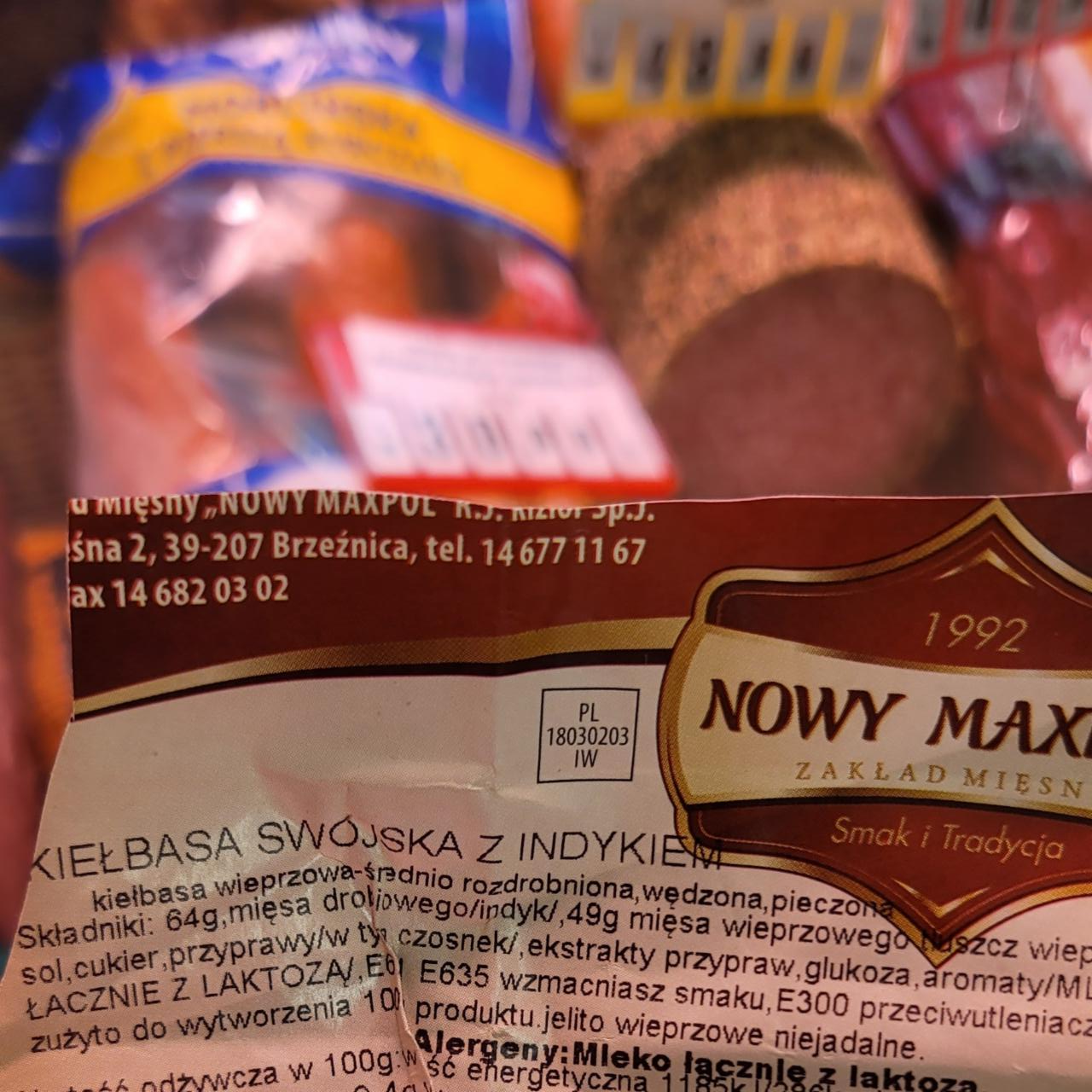 Zdjęcia - Kielbasa swojska Nowy Maxpol