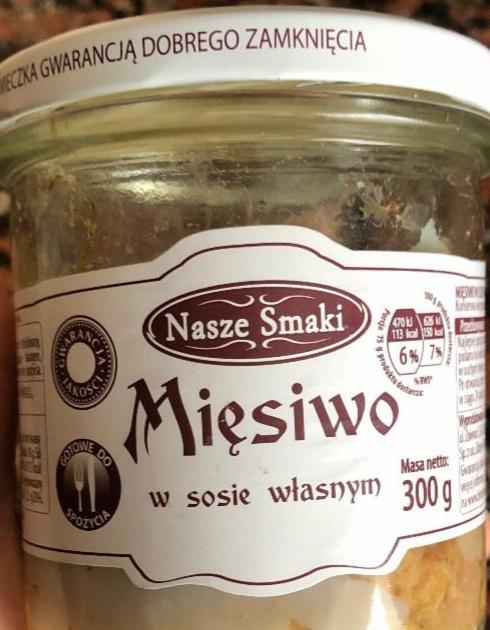 Zdjęcia - Mięsiwo w sosie własnym Nasze Smaki