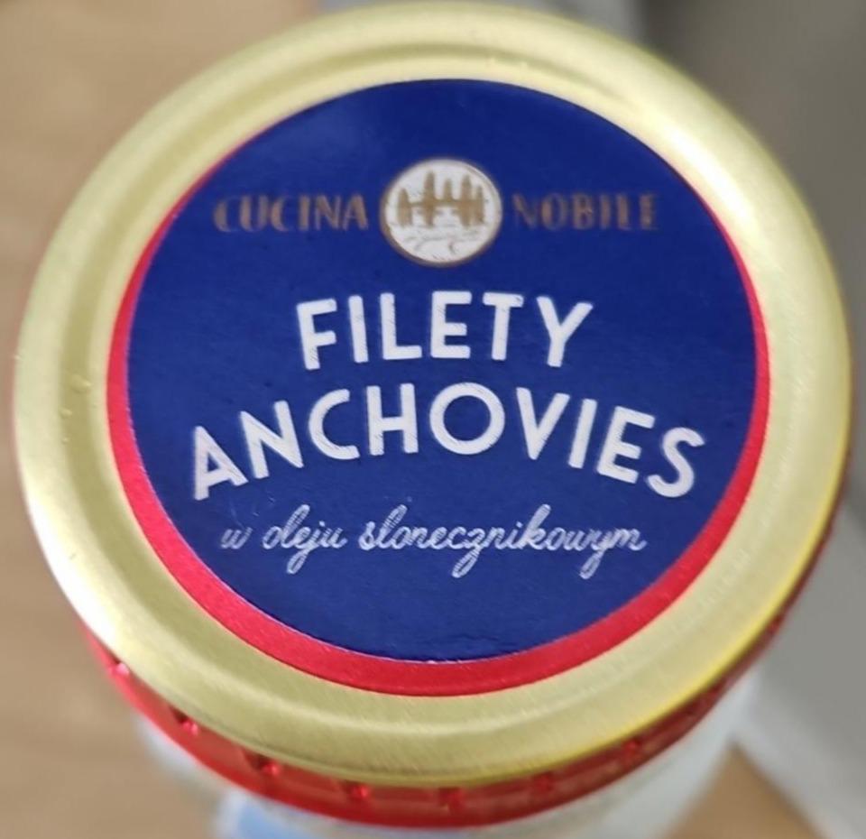 Zdjęcia - Filety anchovies w oleju słonecznikowym Cucina Nobile