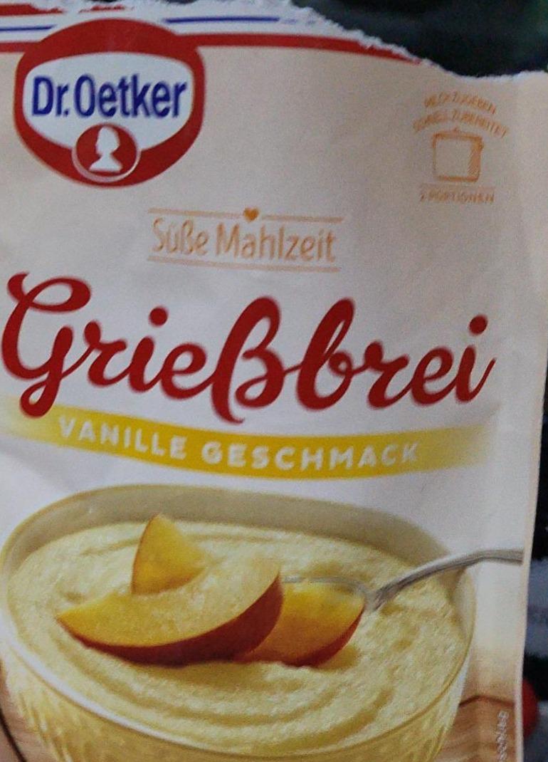 Zdjęcia - Griessbrei vanille Dr.Oetker