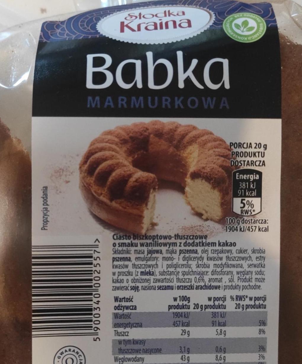 Zdjęcia - Babka marmurkowa Słodka Kraina