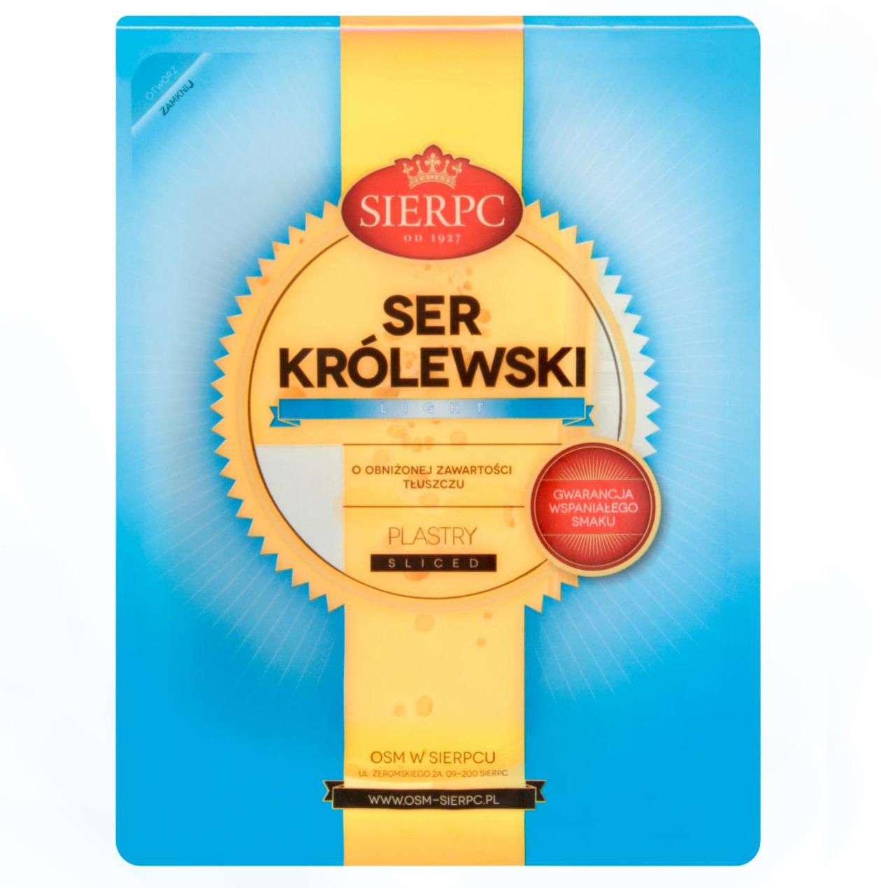 Zdjęcia - Ser królewski light Sierpc