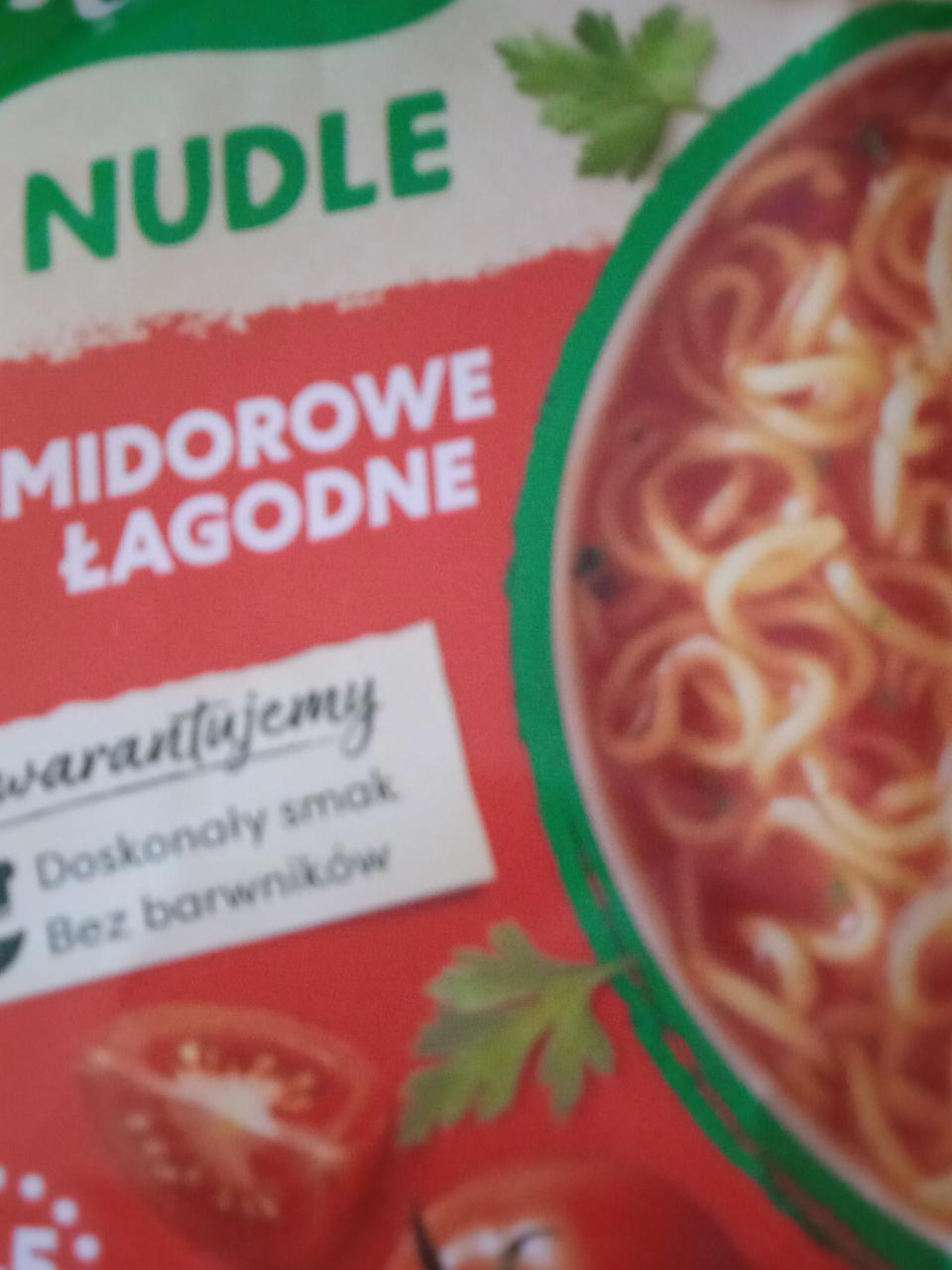 Zdjęcia - Nudle zupa danie pomidorowe łagodne Knorr