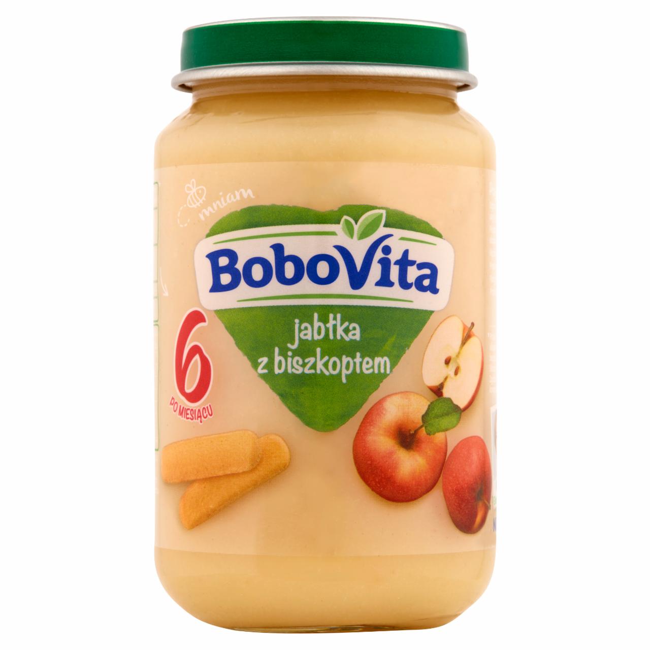 Zdjęcia - BoboVita Jabłka z biszkoptem po 6 miesiącu 190 g