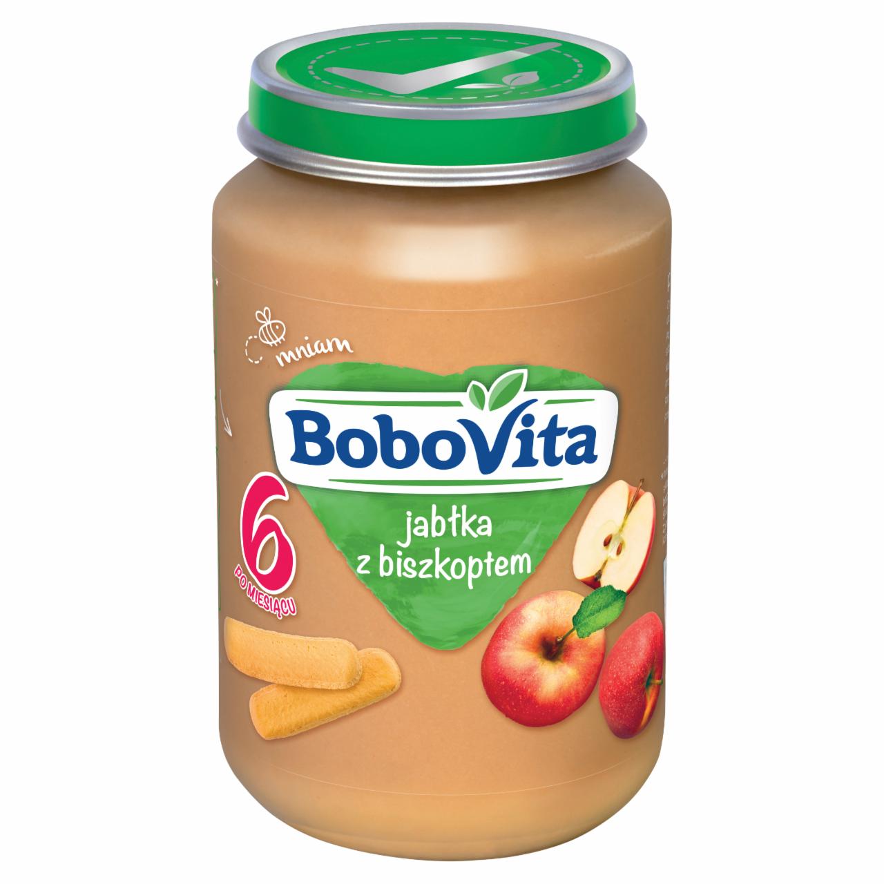 Zdjęcia - BoboVita Jabłka z biszkoptem po 6 miesiącu 190 g