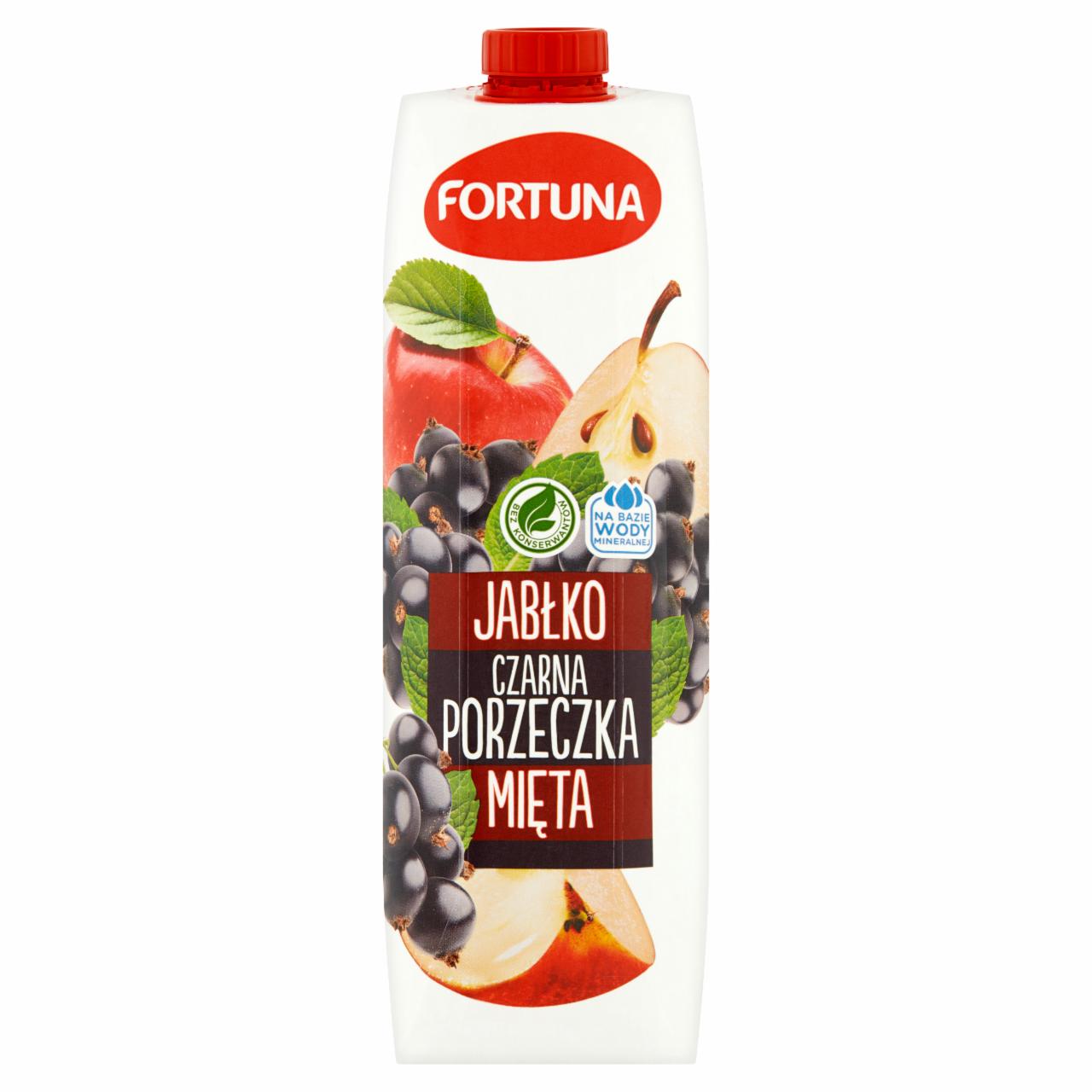 Zdjęcia - Fortuna Napój jabłko czarna porzeczka mięta 1 l