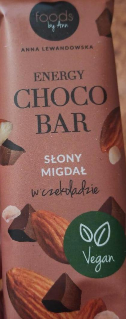 Zdjęcia - Energy choco bar słony migdał Food by Ann