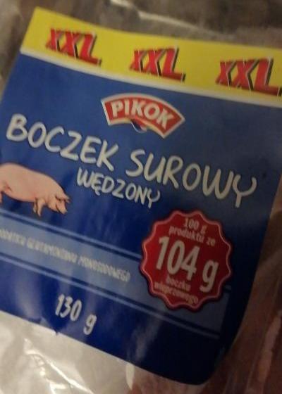 Zdjęcia - Boczek surowy wędzony Pikok