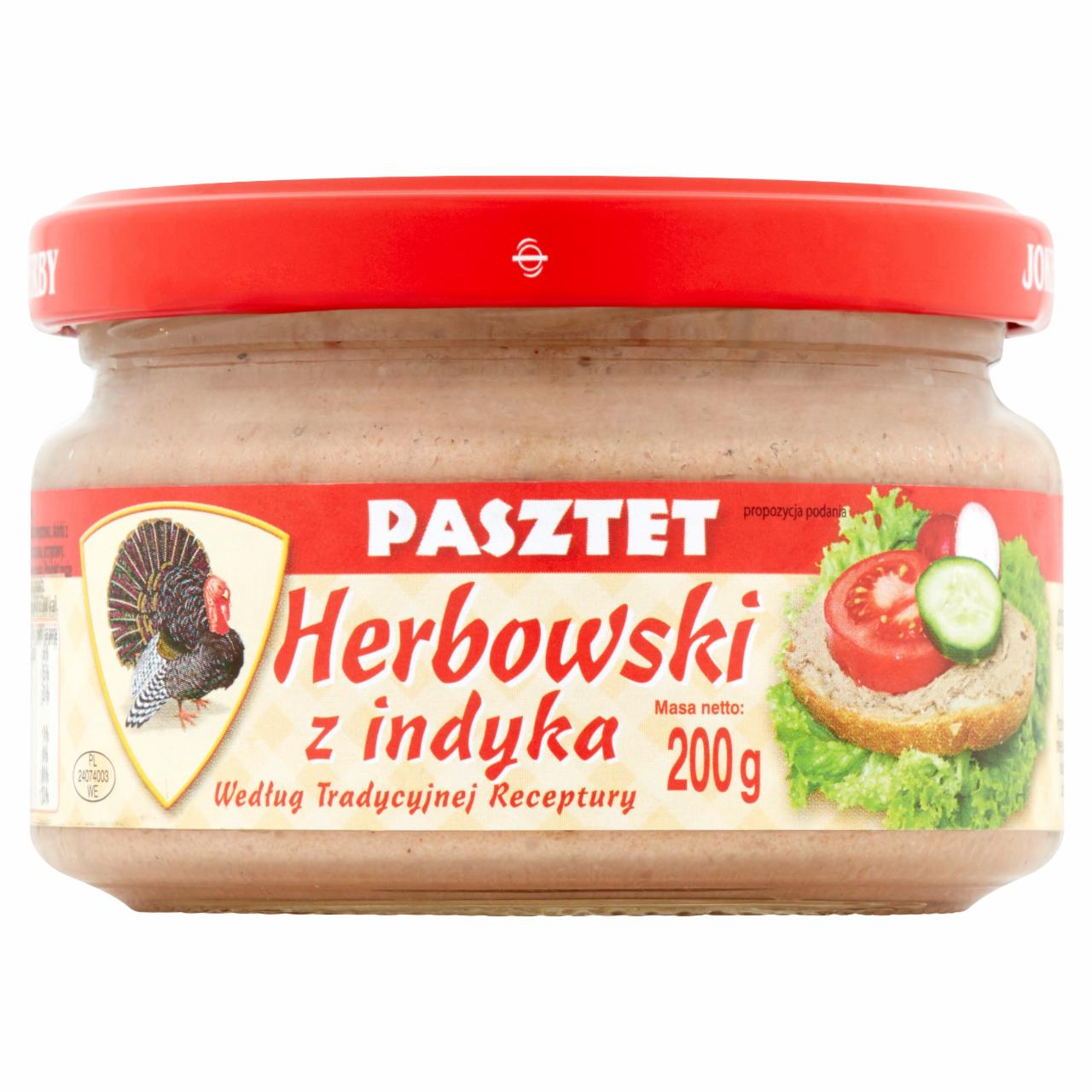 Zdjęcia - Pasztet Herbowski z indyka 200 g