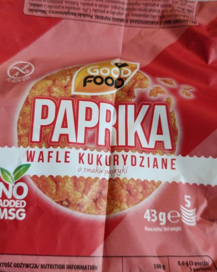 Zdjęcia - wafle kukurydziane paprykowe good food