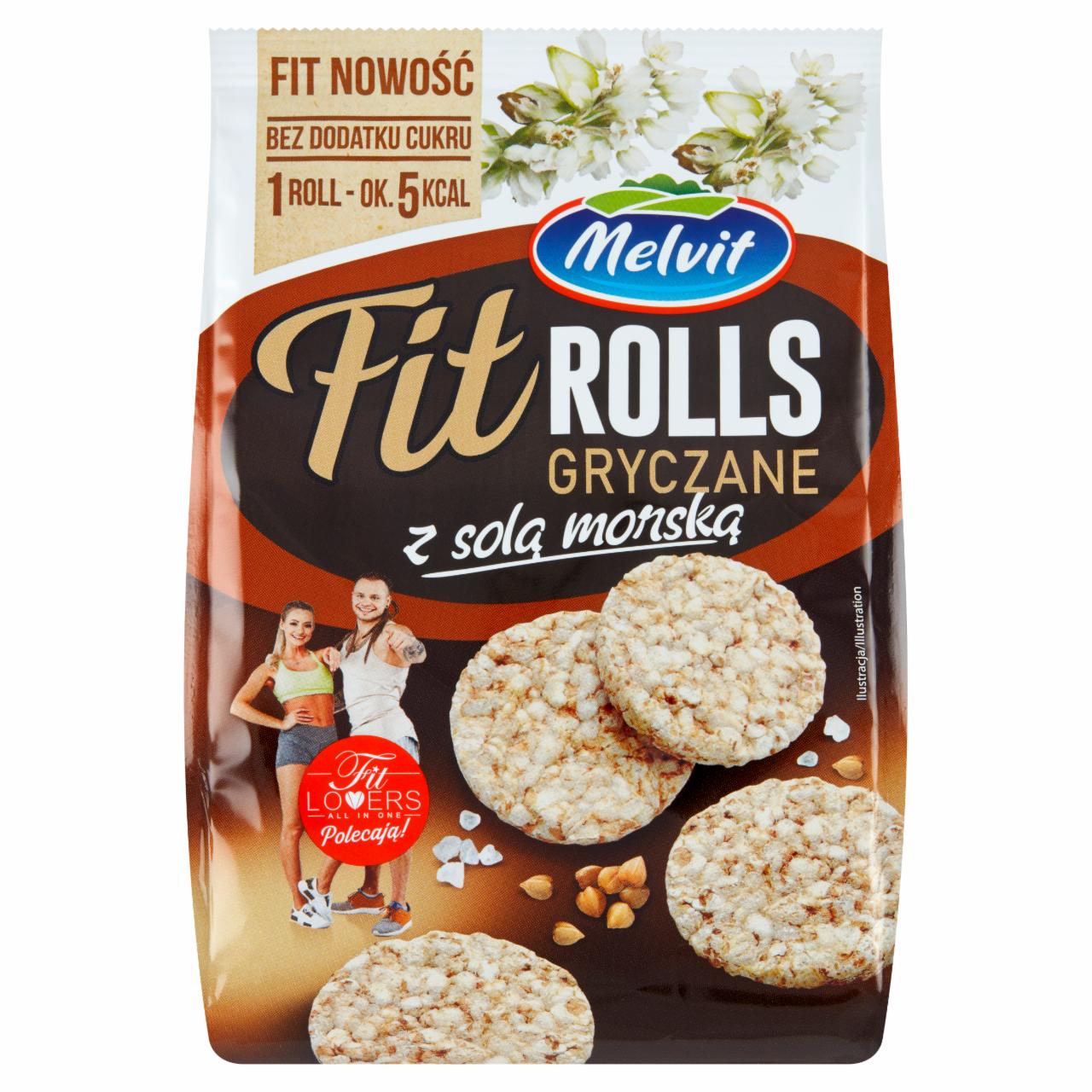 Zdjęcia - Melvit Fit Rolls gryczane z solą morską 60 g