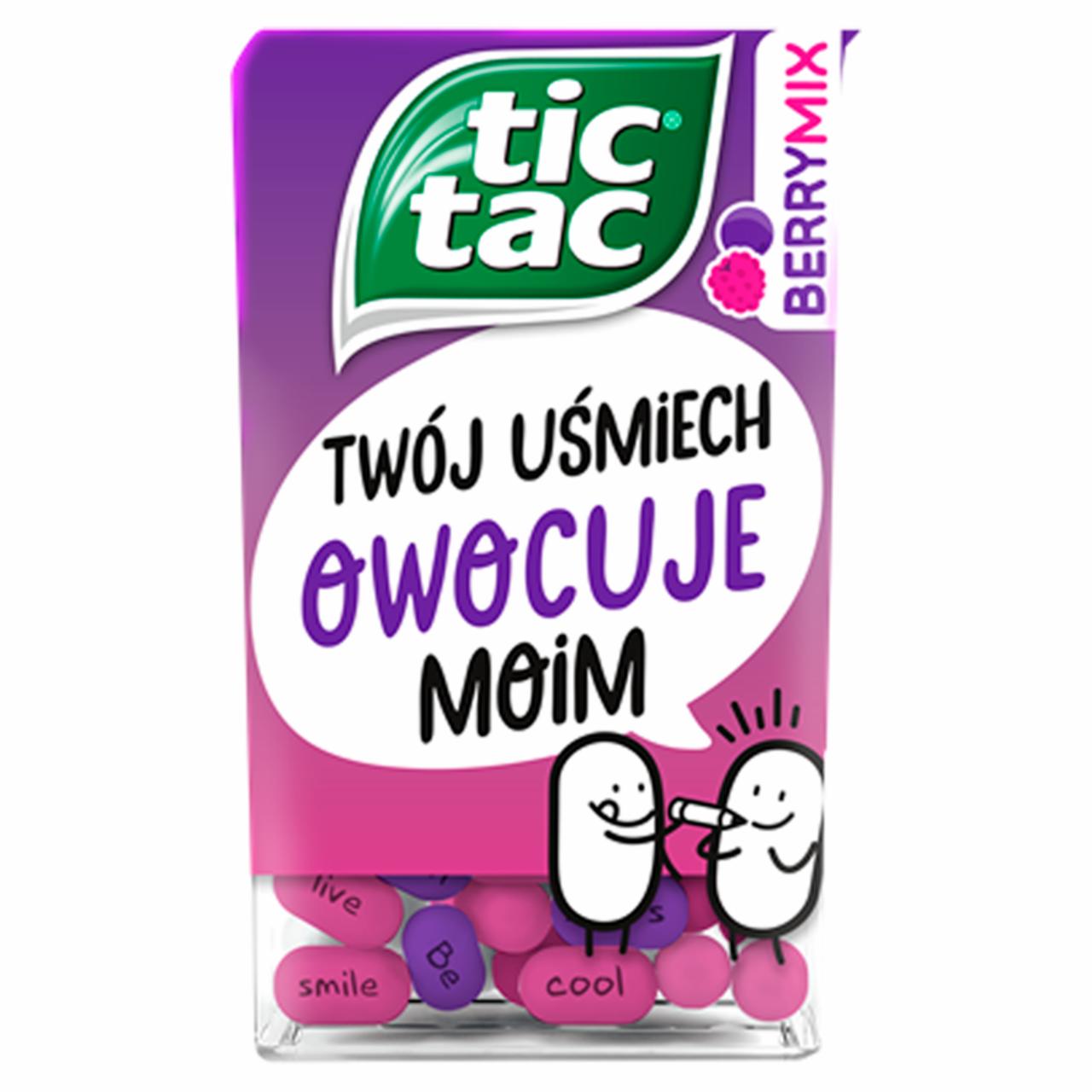 Zdjęcia - Tic Tac Drażetki o smaku jagodowym 49 g