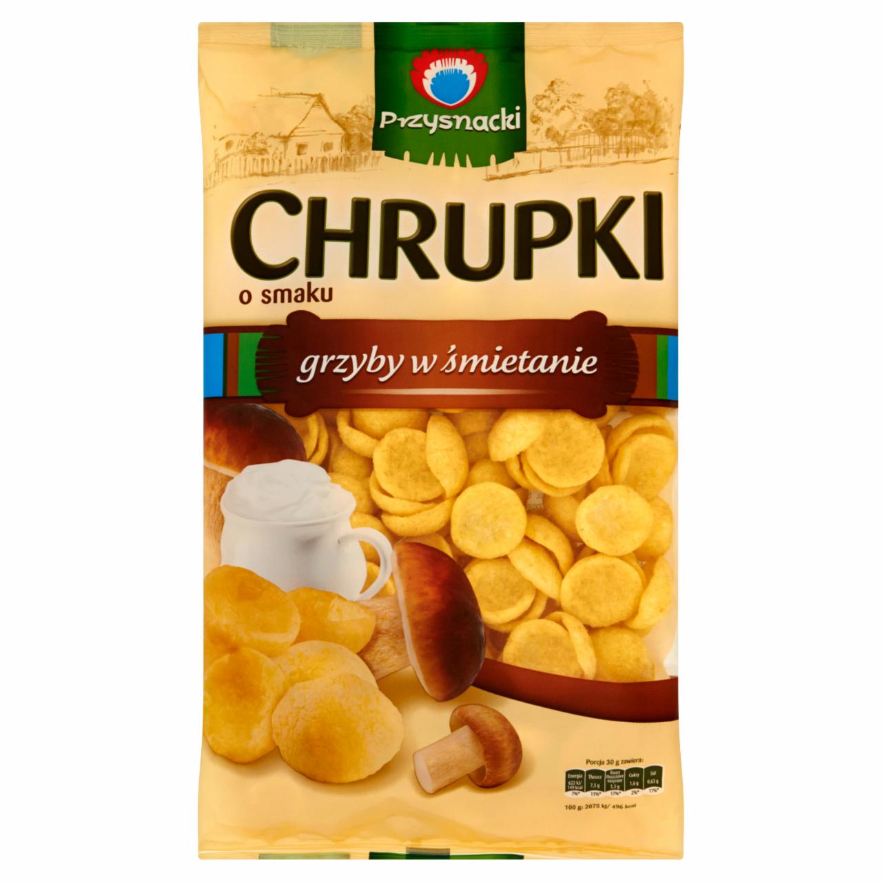 Zdjęcia - Przysnacki Chrupki o smaku grzyby w śmietanie 150 g