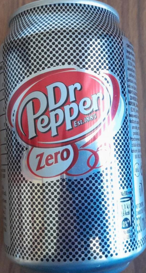 Zdjęcia - Dr Pepper Zero Sugar Napój gazowany o smaku owocowym 330 ml