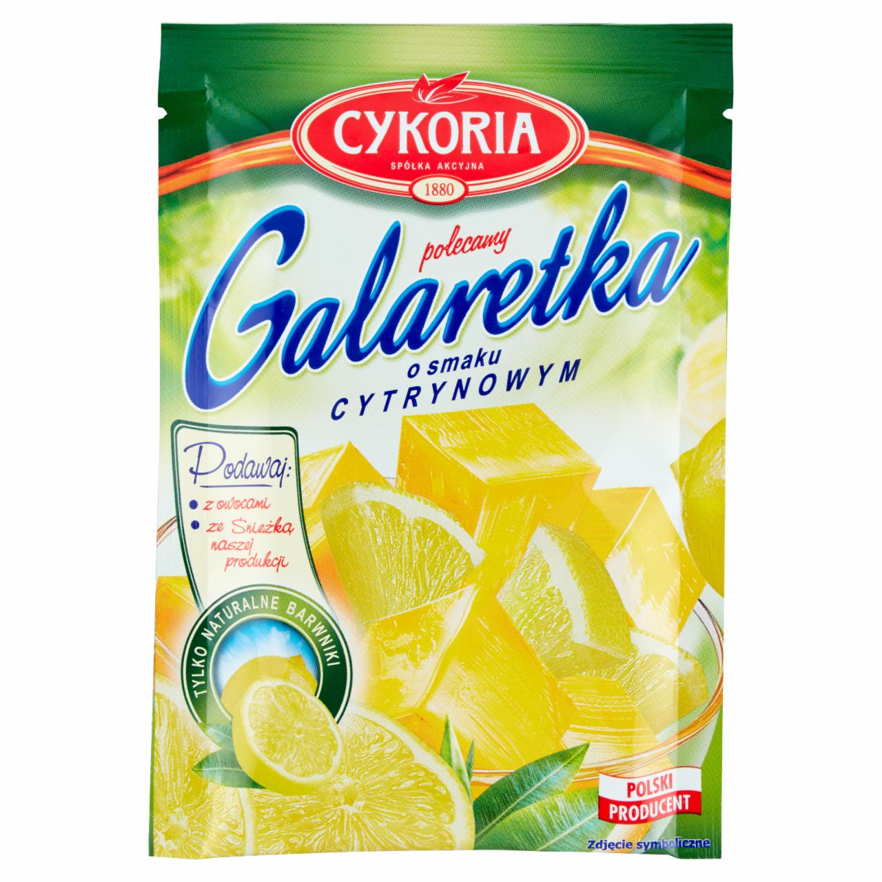 Zdjęcia - Cykoria Galaretka o smaku cytrynowym 75 g