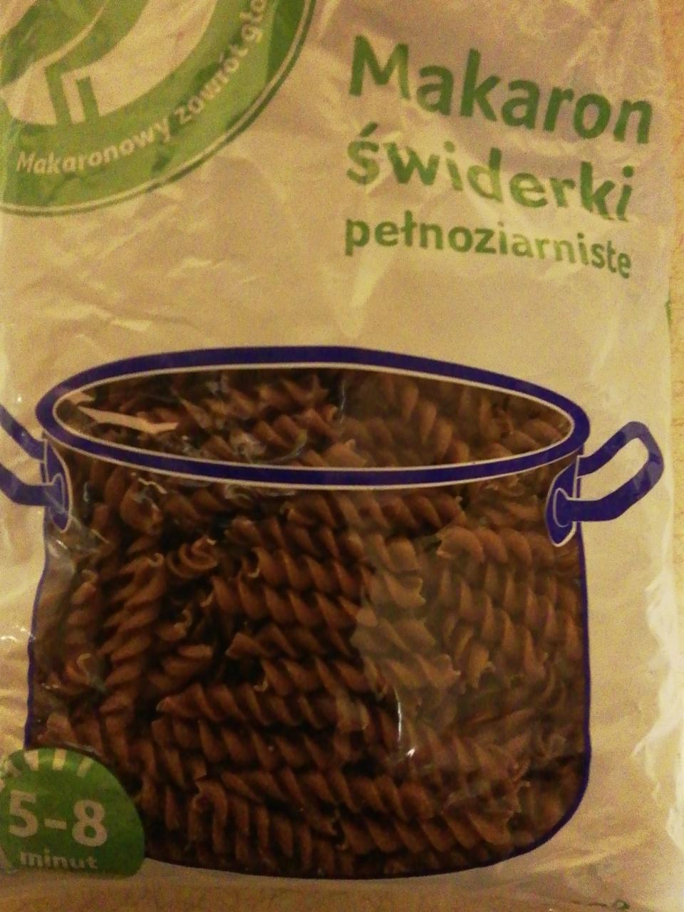 Zdjęcia - Makaron świderki pełnoziarniste Auchan 400 g