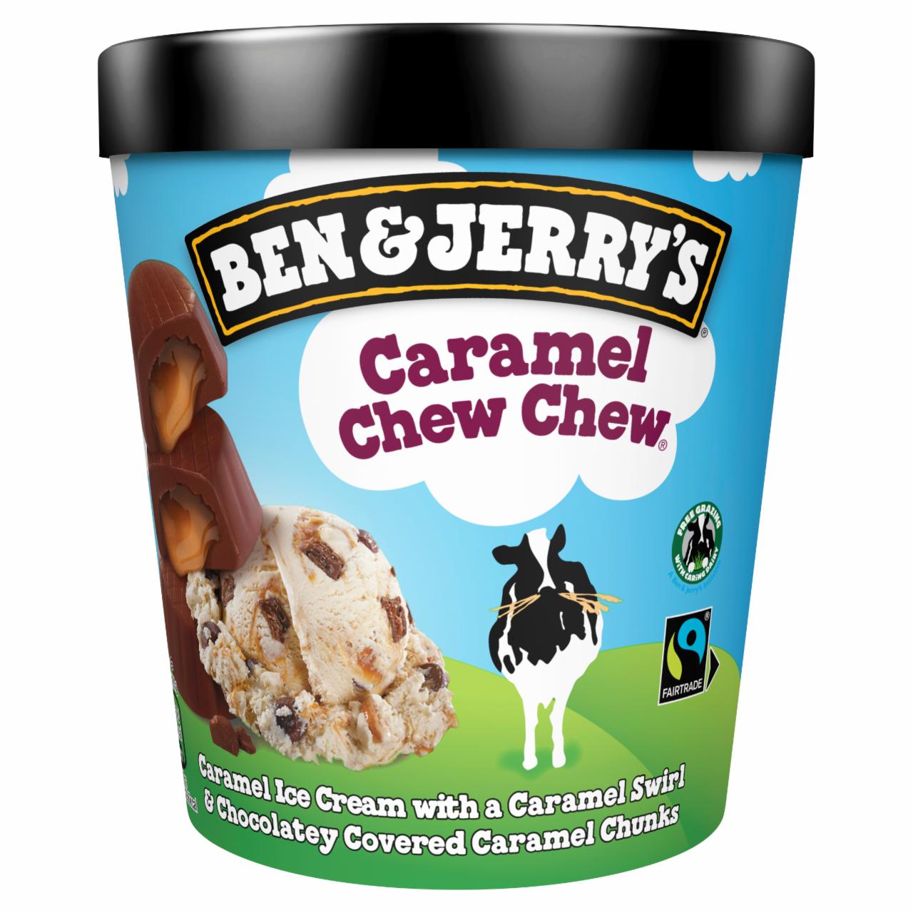 Zdjęcia - Ben & Jerry's Caramel Chew Chew Lody 465 ml