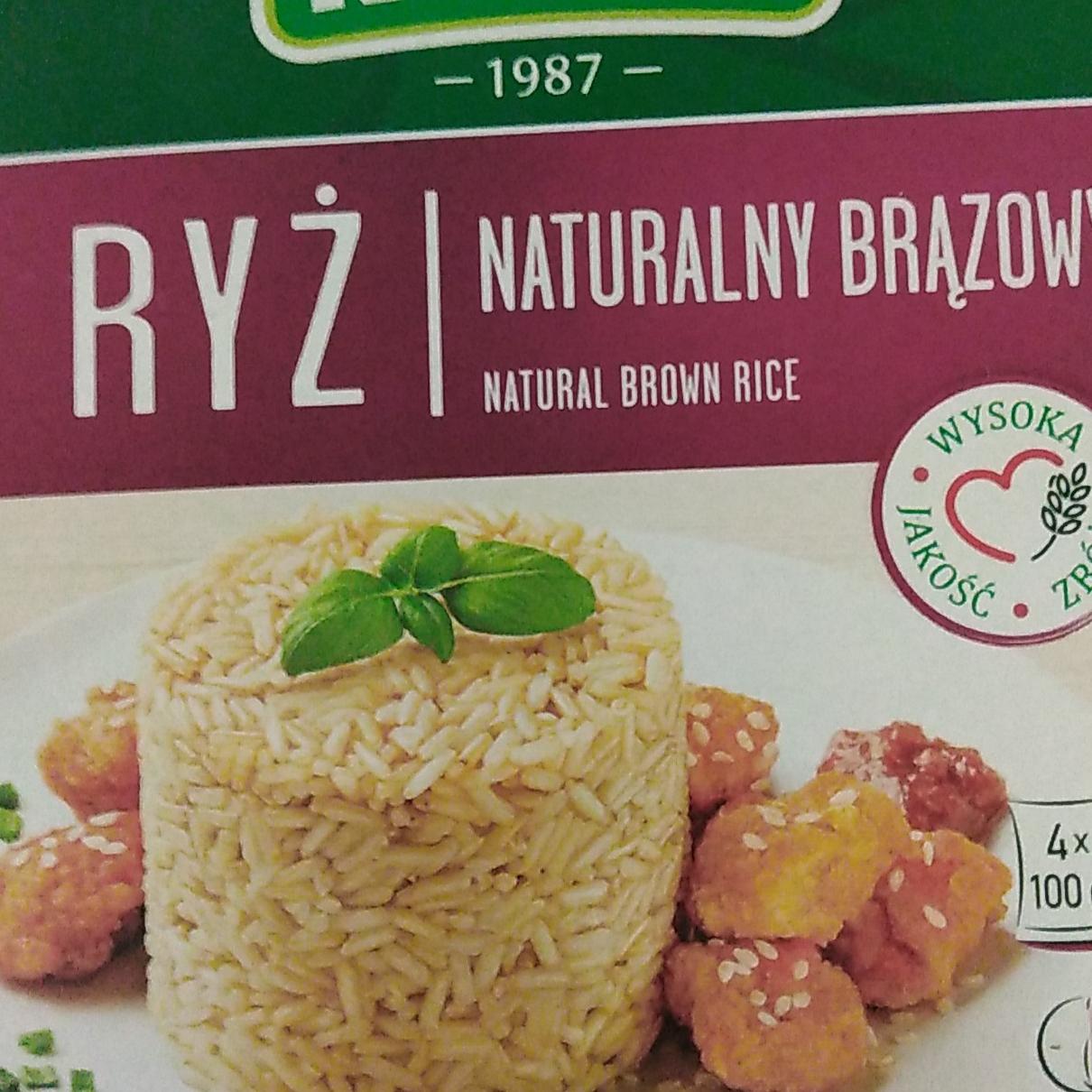 Zdjęcia - Kupiec Ryż naturalny brązowy 400 g (4 torebki)