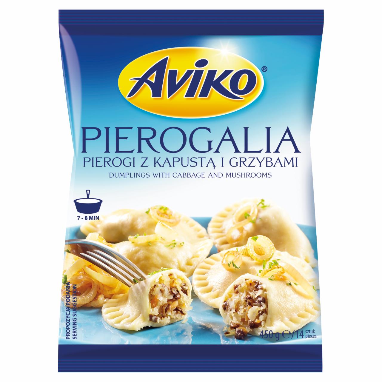 Zdjęcia - Aviko Pierogalia Pierogi z kapustą i grzybami