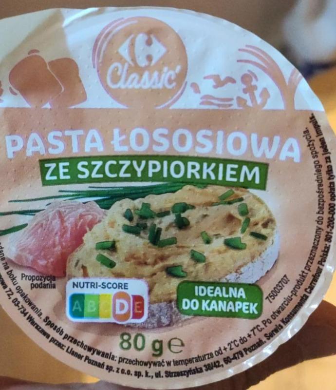 Zdjęcia - Pasta łososiowa ze szczypiorkiem K-classic